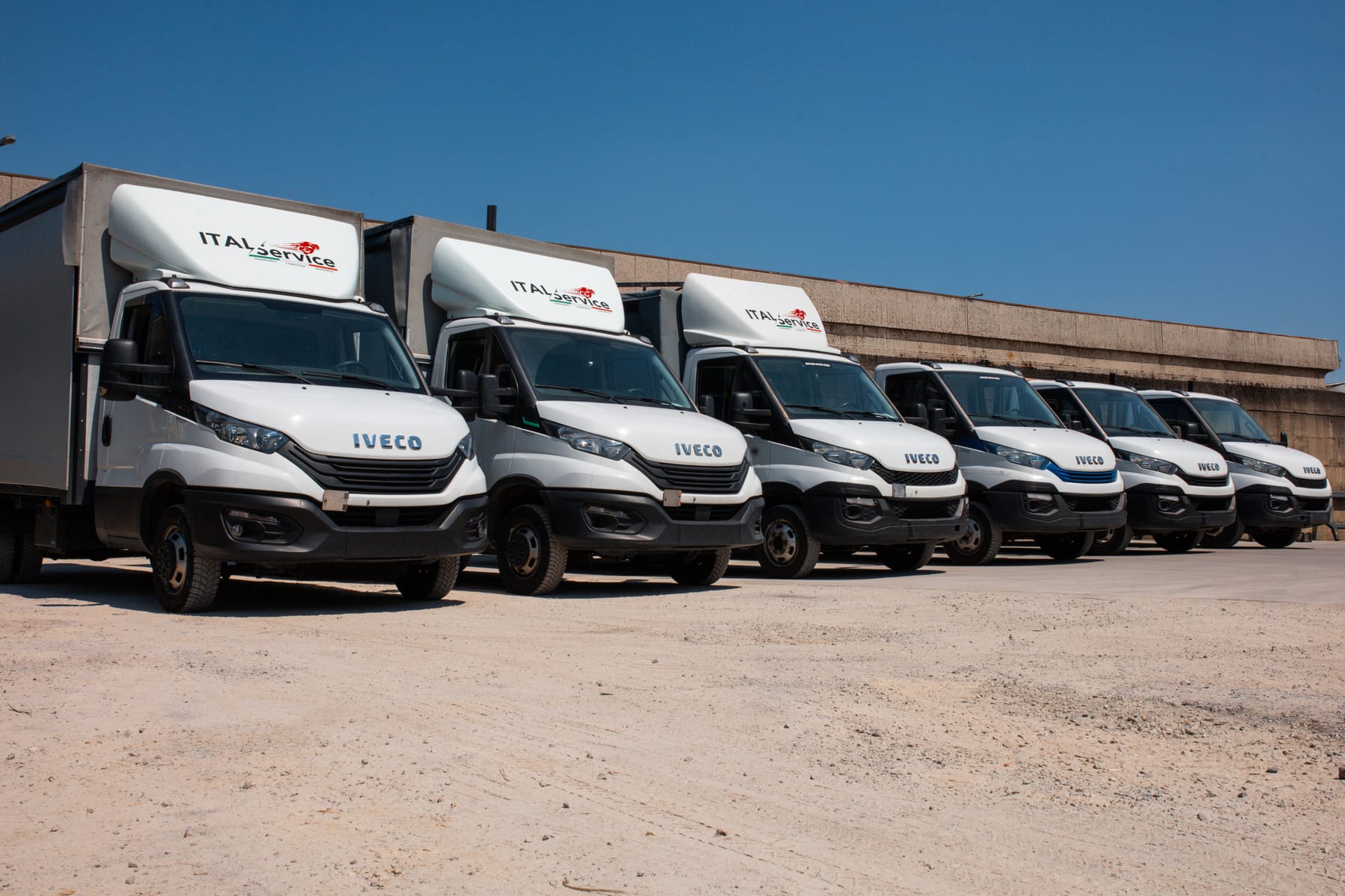 Italservice fleet at the Treviolo hub