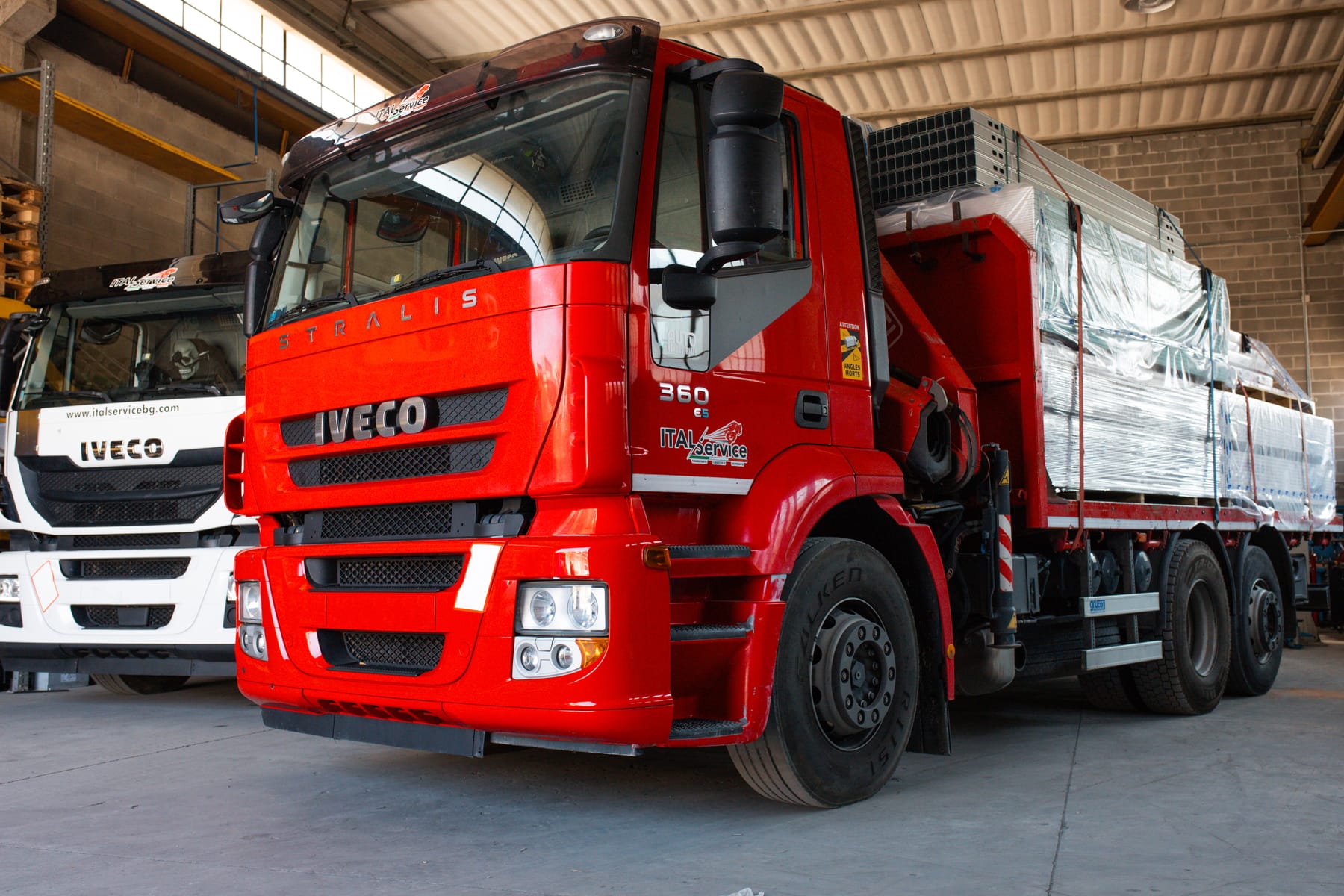 Italservice truck equipped for special goods